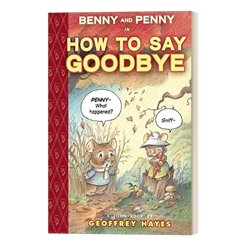 英文原版 Benny and Penny in How To Say Goodbye 本尼和佩妮系列 如何说再见 儿童英语漫画绘本 第2级 英文版 进口英语原版书籍