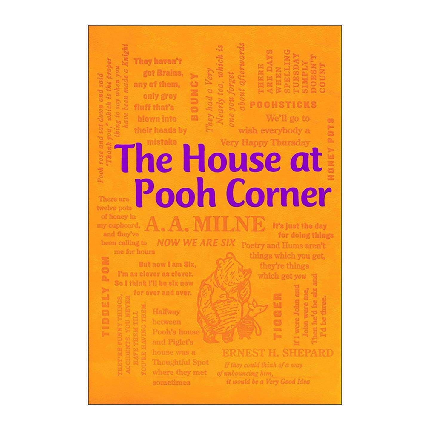 英文原版 The House at Pooh Corner 小熊维尼和老灰驴的家 软精装皮质封面词云经典 Word Cloud Classics 英文版 进口英语原版书