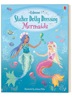 Sticker Dolly Dressing Mermaids 多莉贴纸 美人鱼进口原版英文书籍