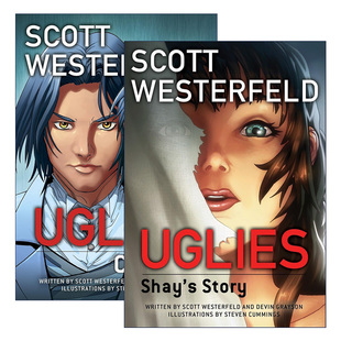 Uglies 丑八怪系列2册 青少年奇幻漫画小说 Scott Westerfeld进口原版英文书籍