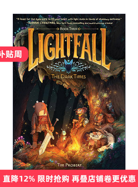 英文原版 Lightfall The Dark Times 光陨3 黑暗时刻 全彩漫画小说 英文版 进口英语原版书籍