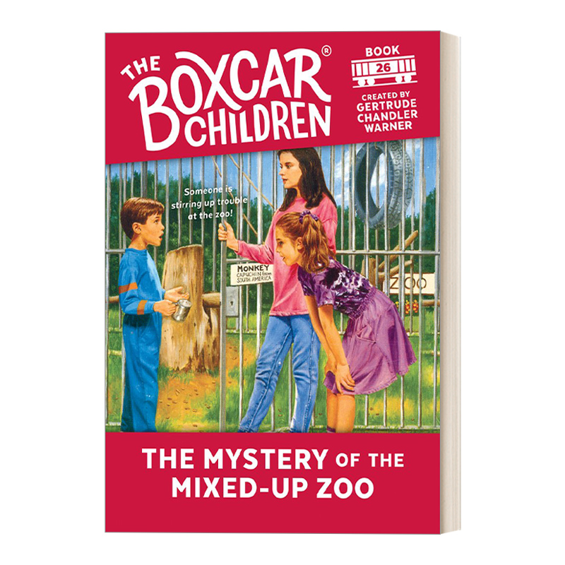 #26 The Mystery of the Mixed-Up Zoo棚车少年26进口英文原版书籍
