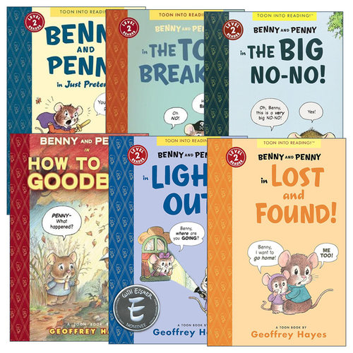 Benny and Penny TOON Level 2 本尼和佩妮系列6册进口原版英文书籍