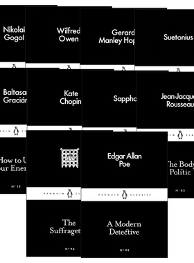 英文原版 Little Black Classic 企鹅经典 小黑书 第八辑10册 英文版 进口英语原版书籍