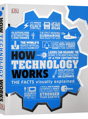 技术如何运作 DK How Technology Works 英文原版 科普与百科 经典科普与百科书籍图解精装彩色插图 学生进口正版英语书