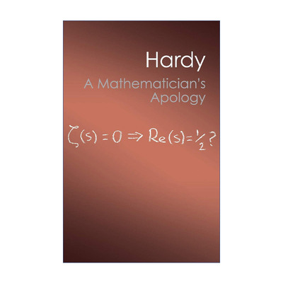 英文原版 A Mathematician's Apology 一个数学家的辩白 戈弗雷?哈代 剑桥Canto经典系列 英文版 进口英语原版书籍
