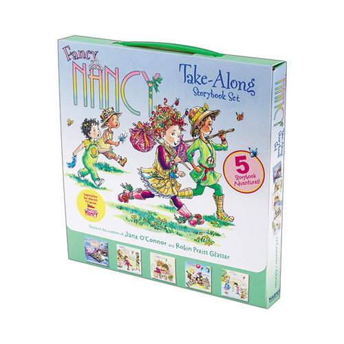 Fancy Nancy Take-Along Storybook Set 漂亮南希绘本5册盒装进口原版英文书籍