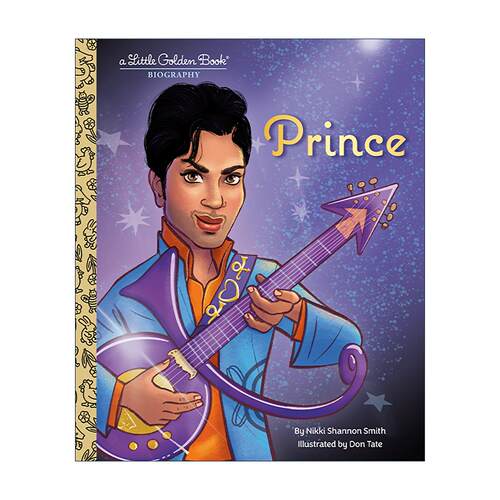 英文原版 Prince A Little Golden Book Biography 普林斯传记 兰登书屋精装小金书 Purple Rain紫雨 英文版 进口英语原版书籍