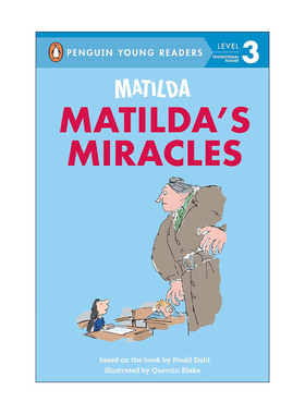 英文原版 Matilda Matilda's Miracles Penguin Young Readers Level 3 玛蒂尔达 罗尔德达尔 企鹅青少分级阅读3级 英文版