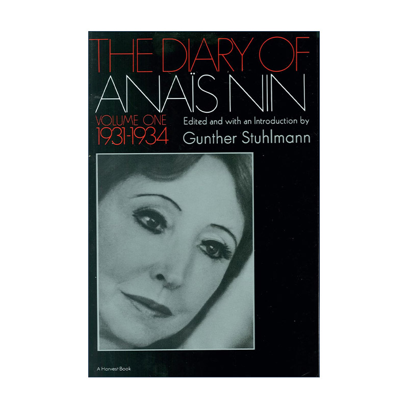 英文原版 The Diary of Anais Nin Volume 1 1931-1934 阿娜伊斯·宁日记卷一 英文版 进口英语原版书籍