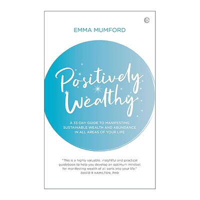 英文原版 Positively Wealthy 积极致富 33天实现生活各领域可持续财富与富足指南 Emma Mumford 英文版 进口英语原版书籍