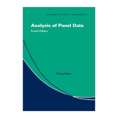 Analysis of Panel Data 面板数据分析 萧政 剑桥计量经济学会专著系列进口原版英文书籍