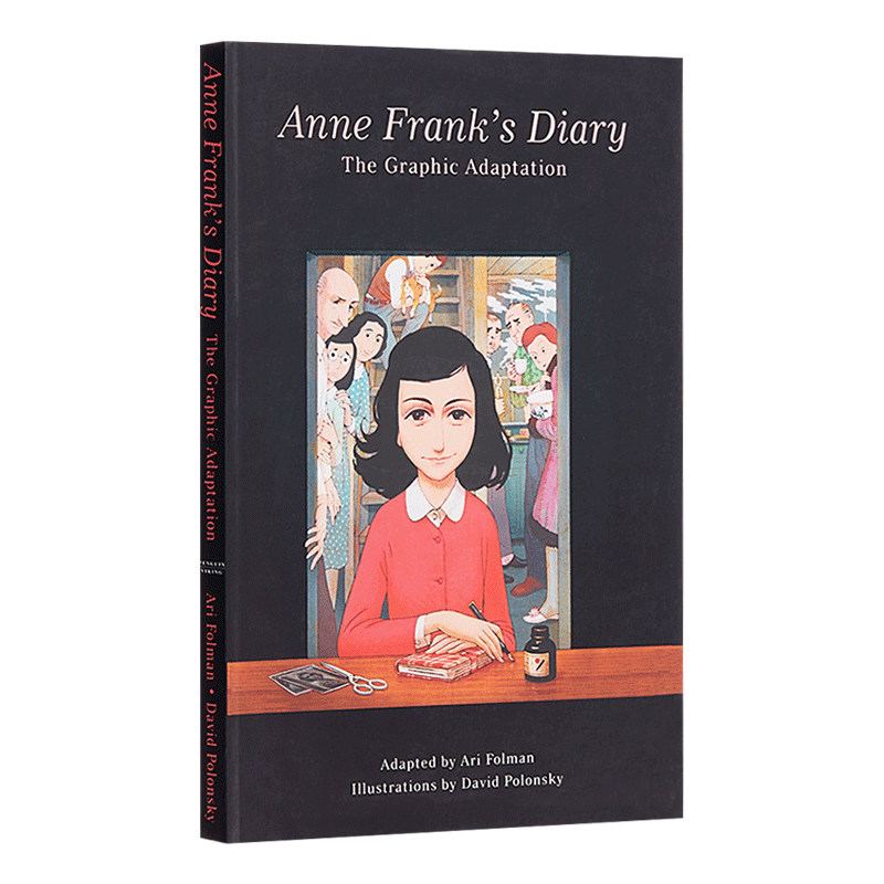 Anne Frank's Diary: The Graphic Adaptation 安妮日记 彩图版进口原版英文书籍