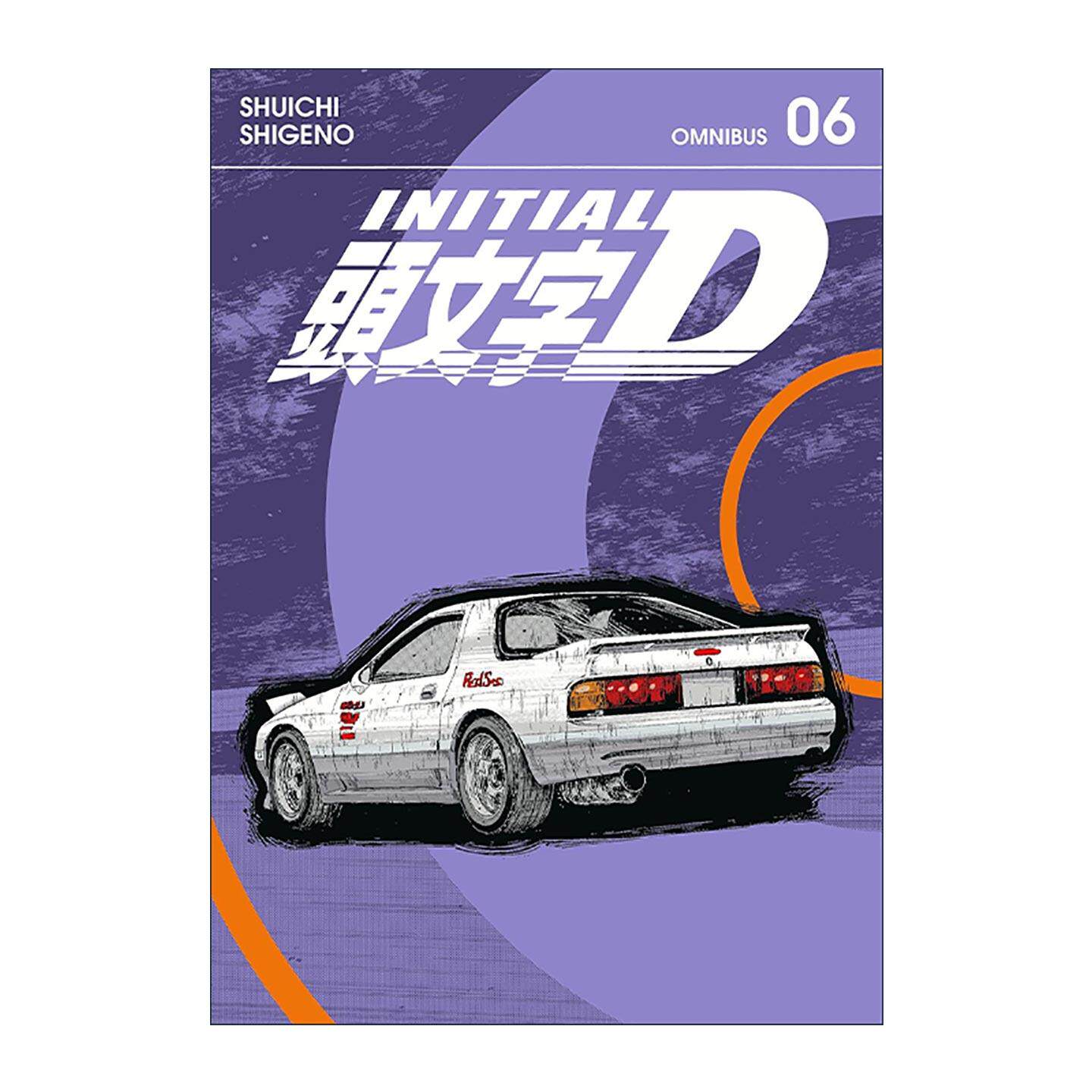 英文原版 Initial D Omnibus 6 头文字D 精选集 卷六 讲谈社漫画 重野秀一 英文版 进口英语原版书籍