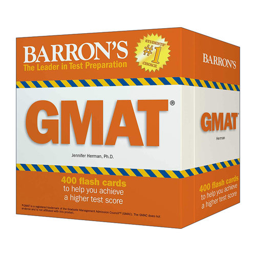 GMAT Flash Cards 巴朗GMAT 400张闪卡进口原版英文书籍