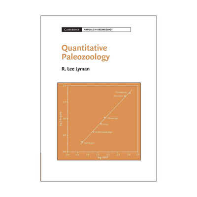 英文原版 Quantitative Paleozoology 古动物学定量研究方法 剑桥考古手册系列 英文版 进口英语原版书籍