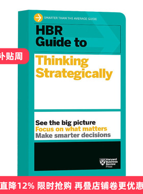 英文原版 HBR Guide to Thinking Strategically 哈佛商业评论策略性思考指南  英文版 进口英语书籍