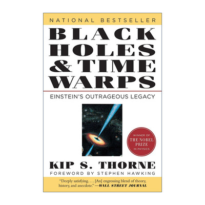 英文原版 Black Holes & Time Warps 黑洞与时间弯曲 诺贝尔物理学奖 Kip Thorne 英文版 进口英语原版书籍