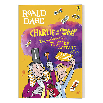 英文原版 Roald Dahl's Whipple-Scrumptious Charlie 查理和巧克力工厂 罗尔德·达尔 活动贴纸书 英文版 进口英语原版书籍