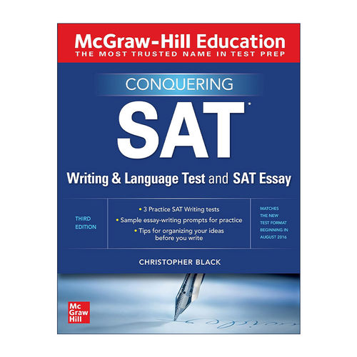 英文原版 Conquering the SAT Writing and Language Test and SAT Essay 征服美国高考英语写作与语言 第3版 进口英语原版书籍