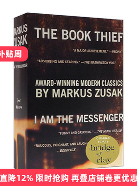 英文原版 The Book Thief I Am the Messenger Paperback Boxed Set 偷书贼 传信人 两册盒装套装 Markus Zusak 进口英语原版书籍