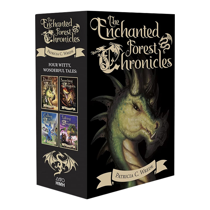 The Enchanted Forest Chronicles 魔法森林4册盒装 奇幻魔法小说进口原版英文书籍