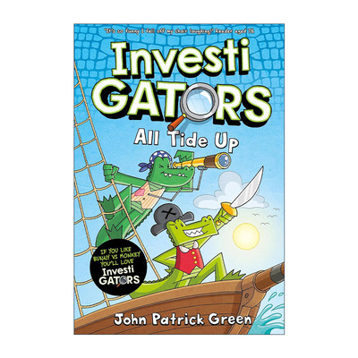 英文原版 InvestiGators All Tide Up 鳄鱼侦查员7 全部涨潮 儿童全彩爆笑漫画故事书 英文版 进口英语原版书籍