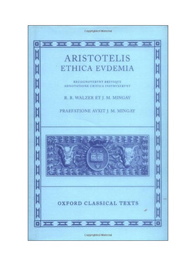 英文原版 Aristotle Ethica Eudemia 亚里士多德 欧代米亚伦理学 精装 英文版 进口英语原版书籍