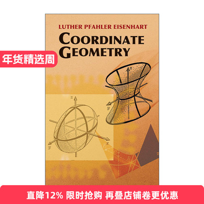 英文原版 Coordinate Geometry 坐标几何 数学 Luther Pfahler Eisenhart 英文版 进口英语原版书籍