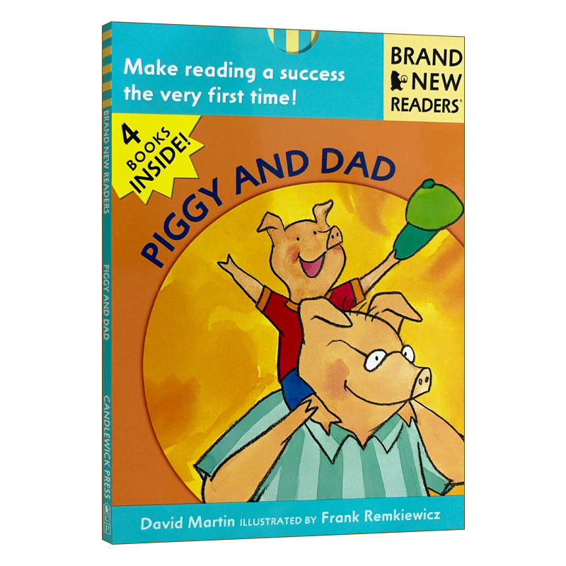 英文原版绘本 Piggy and Dad Brand New Readers 小猪与爸爸 儿童绘本 Candlewick分级读物 英文版 进口英语原版书籍
