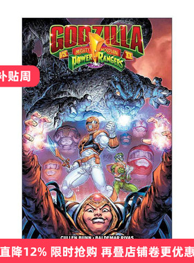 英文原版 Godzilla Vs. The Mighty Morphin Power Rangers II 哥斯拉大战美版恐龙战队2 超凡战队 IDW漫画 进口英语原版书籍