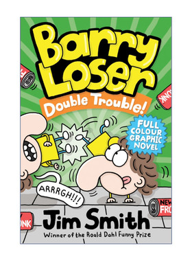 英文原版 Barry Loser Double Trouble 倒霉蛋巴里系列第二季 双重麻烦 彩色幽默漫画小说 英文版 进口英语原版书籍