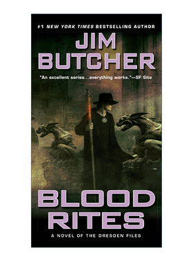 英文原版小说 The Dresden Files 06 Blood Rites 巫师神探系列06 鲜血祭仪 灵异档案 奇幻推理小说 Jim Butcher 英文版 进口书籍