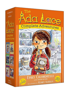 英文原版 The Ada Lace Complete Adventures 艾达蕾丝的科学奇遇6册盒装 美国国家自然科学协会年度STEM 英文版进口英语原版书籍