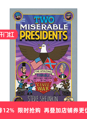 英文原版 Two Miserable Presidents 两位悲惨的总统 教科书没有说的关于内战的一切 英文版 进口英语原版书籍