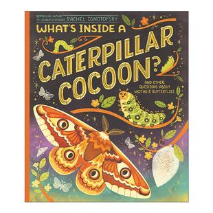 Inside 书籍 进口英语原版 构造 What 儿童自然昆虫科普百科绘本 Caterpillar Ignotofsky 英文原版 Cocoon Rachel 毛毛虫