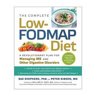 英文原版 The Complete Low-FODMAP Diet 完全低发漫饮食 结肠易激综合征等消化系统疾病缓解健康食谱计划指南 William D. Chey