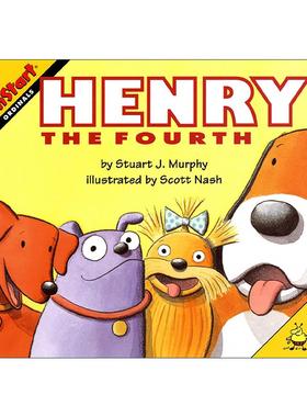 英文原版 Mathstart Level 1 Henry the Fourth 数学启蒙绘本1级 英文版 进口英语原版书籍