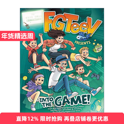 英文原版 FGTeeV Presents Into the Game 在游戏中亮相 儿童全彩漫画 英文版 进口英语原版书籍