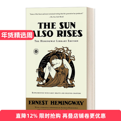 英文原版 The Sun Also Rises 海明威太阳照常升起 海明威 Hemingway Library Edition 英文版 进口英语原版书籍