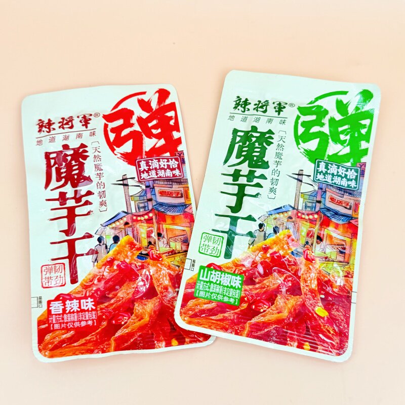 辣将军魔芋干湖南特产魔芋爽素毛肚麻辣辣条素食香辣解馋休闲零食