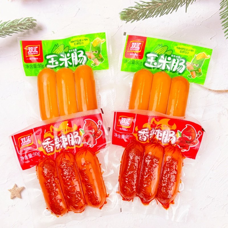 双汇玉米肠香辣肠90g脆皮肉肠图片