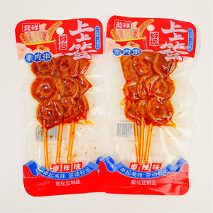 龙祥素肉串爆辣味烧烤味素食串麻辣辣条豆制品办公室休闲零食小吃