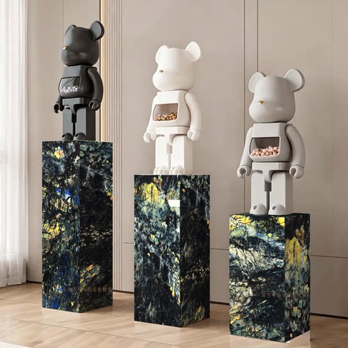 客厅轻奢摆件迁乔落地玄关展示台