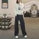两件套 慵懒风穿搭设计感卫衣阔腿裤 高级感休闲风运动套装 女春秋季