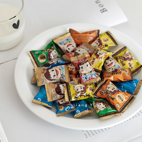 不二家香醇牛奶夹心硬糖儿童零食