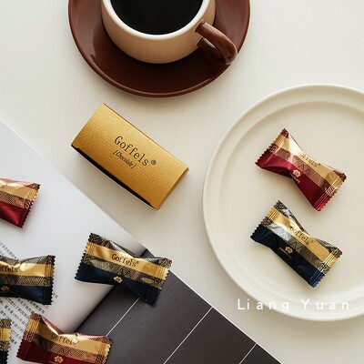 良缘结婚喜糖Goffels格斐丝生椰拿铁巧克力休闲零食散装喜礼250g