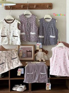 桃子猴秋冬保暖神器双层莱卡马甲62012【不加单】