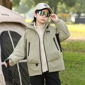 桃子猴童装 儿童外套5172 男童女童冲锋衣亲子款