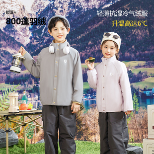 儿童气绒服外套宽松面包服2025新款秋冬薄棉衣中大童内胆棉服681